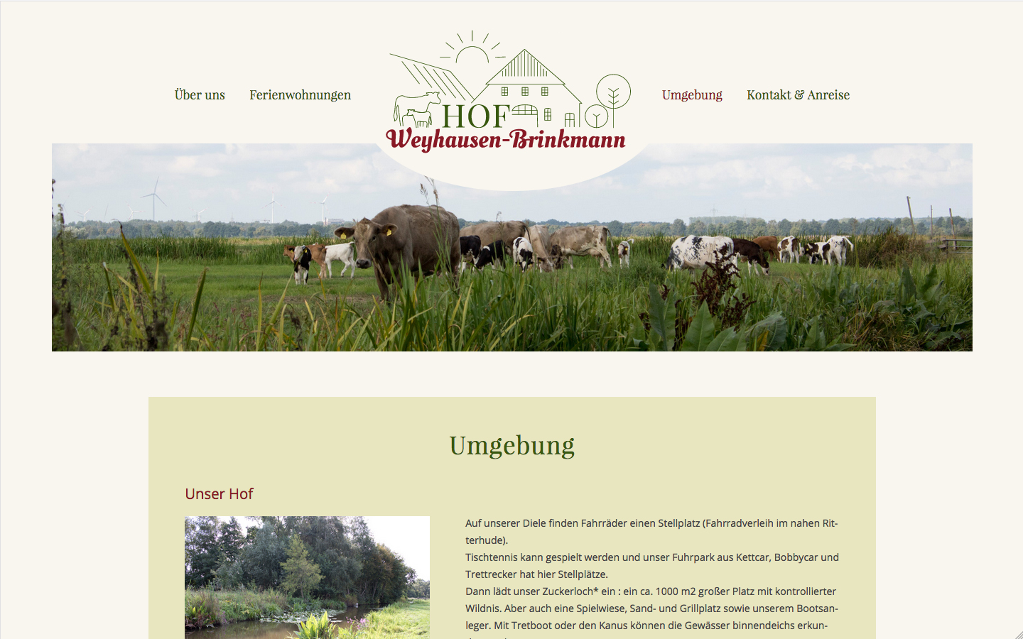 Webdesign Bauernhof