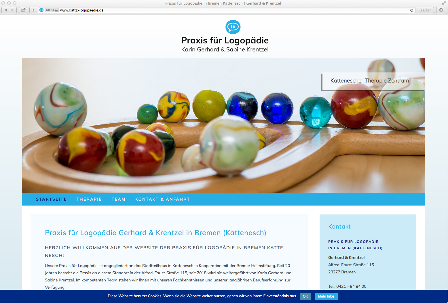 Webdesign Logopädische Praxis